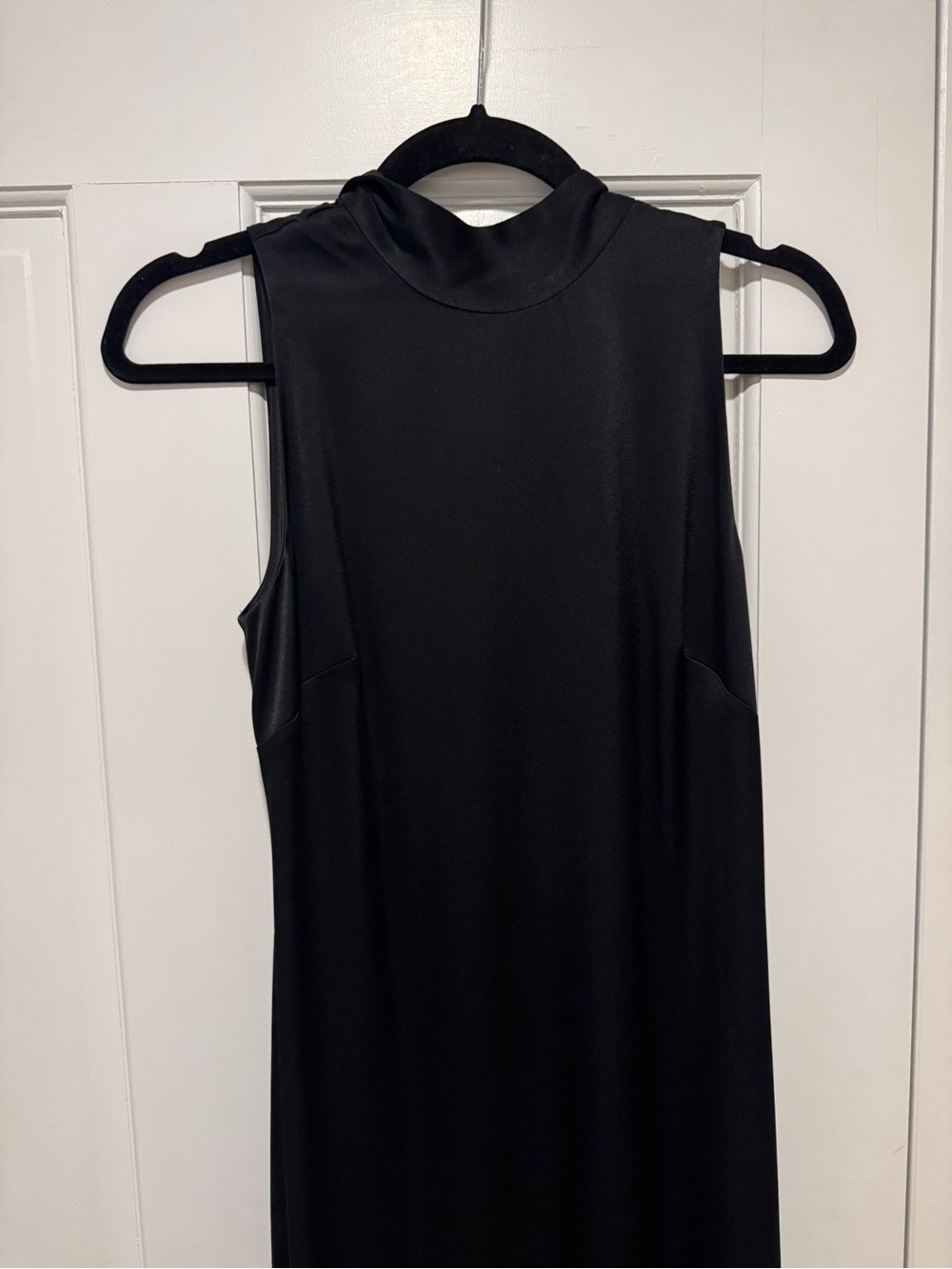 Kobi Halperin Black Sleeveless Mock Neck Dress